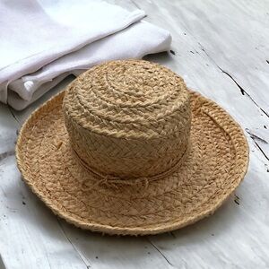 Helen Kaminski Handmade Raffia Sun Hat in Natural
